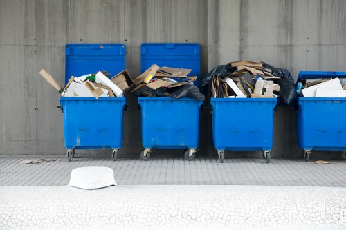 Recycling process in Finchley