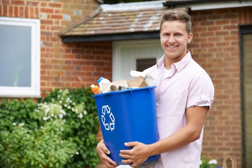 Professional flat clearance team clearing a Finchley flat